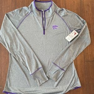 NWT Colosseum Kansas State Wildcats 1/4 Zip